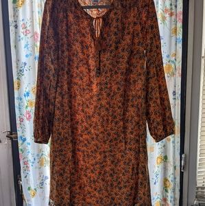 Sonoma floral cottage core dress